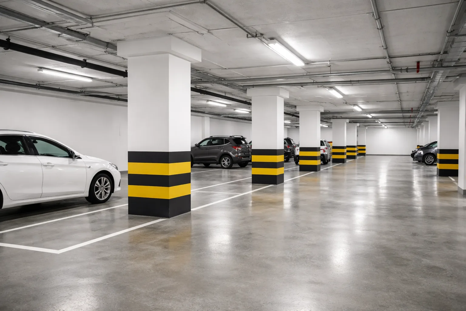 Подземный паркинг, Москва