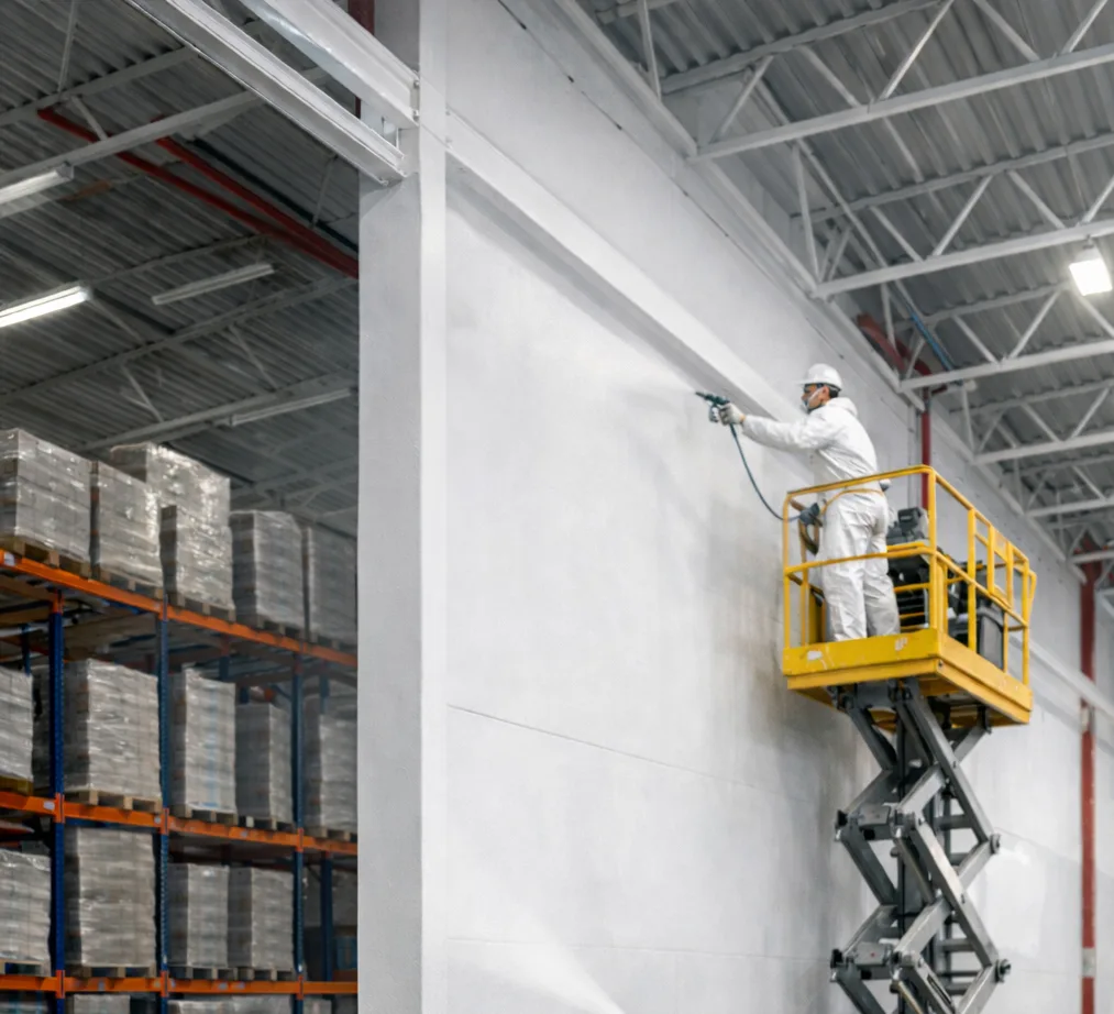 Покраска распределительного центра