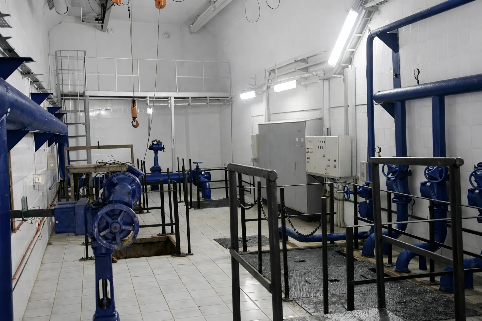 После покраски технического помещения 3